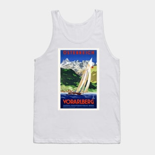 Österreich Vorarlberg Austria Vintage Poster 1934 Tank Top